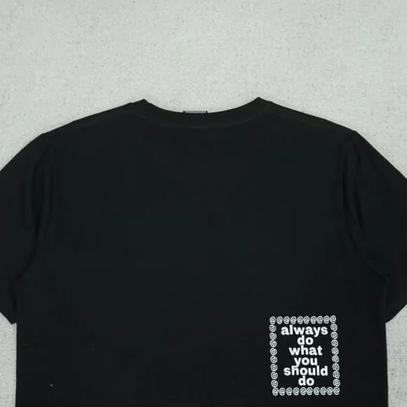 Always Black Bold Graphic Short Sleeve T Shirt